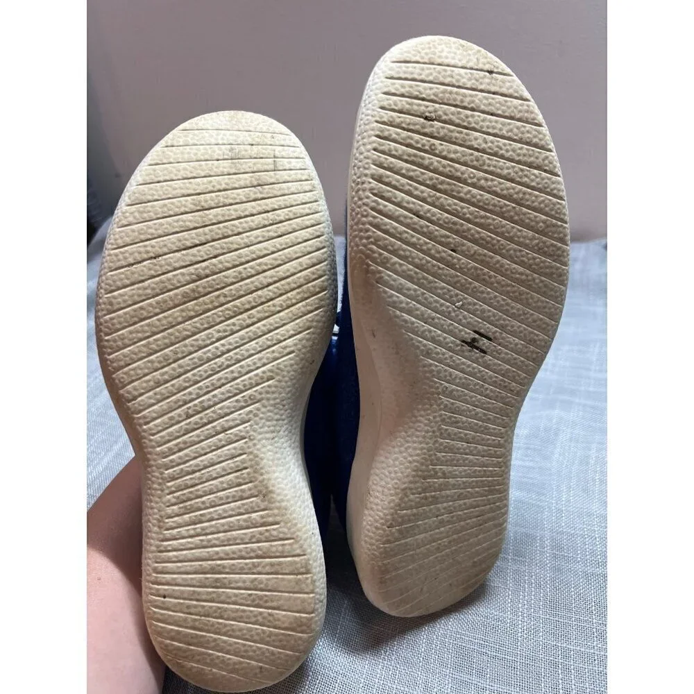 Allbirds Womens Sams Club Blue Wool Runners Size 8 Lace Up